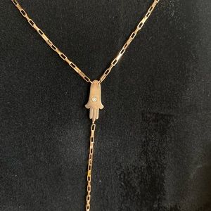 Hamsa Rose Gold Necklace